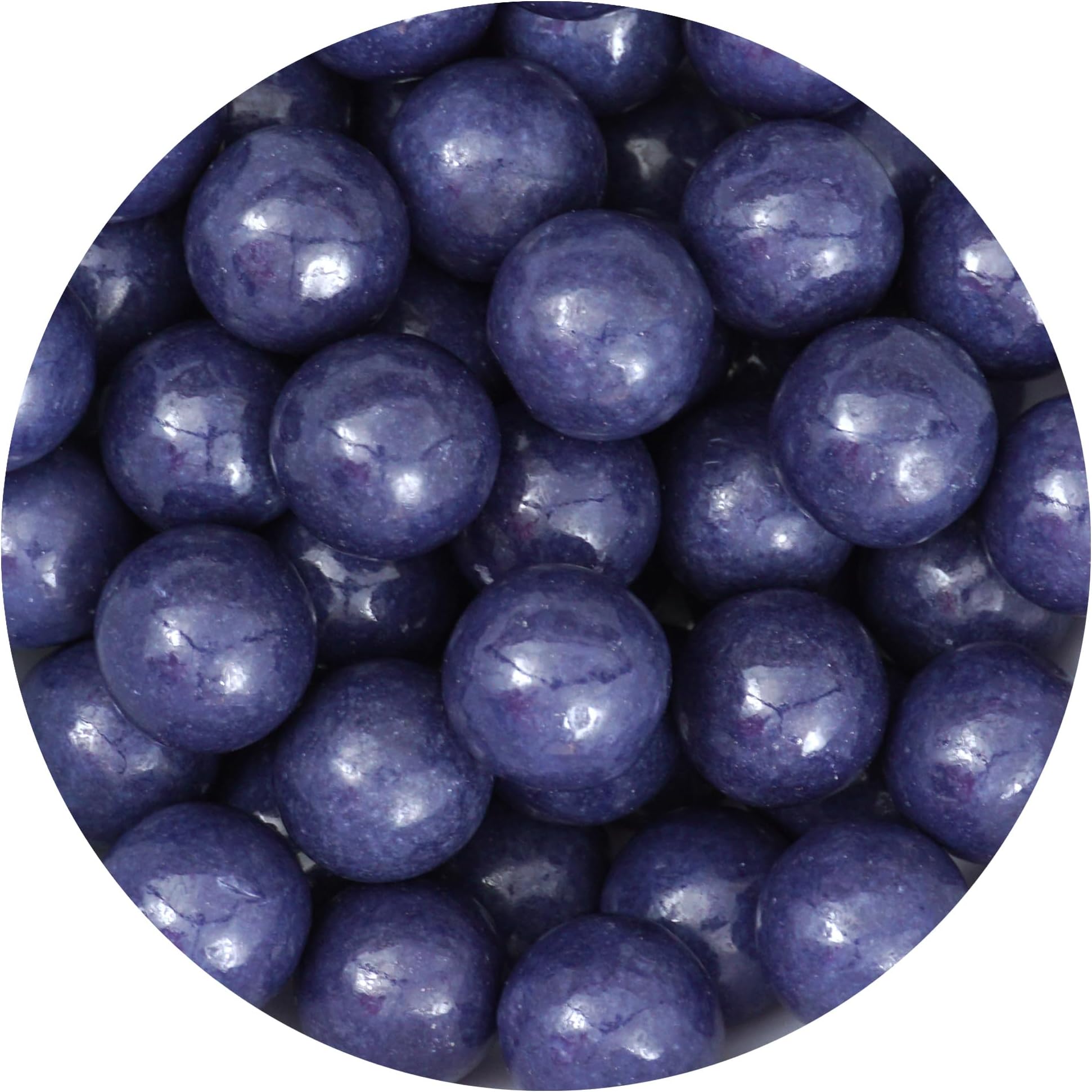 Purple Gumballs 1 Inch Gumballs, 2 Pound Bulk Bag (Approx. 110 Pieces), Purple Candy, Gumballs 1 Inch Purple, The Hampton Popcorn & Candy Company