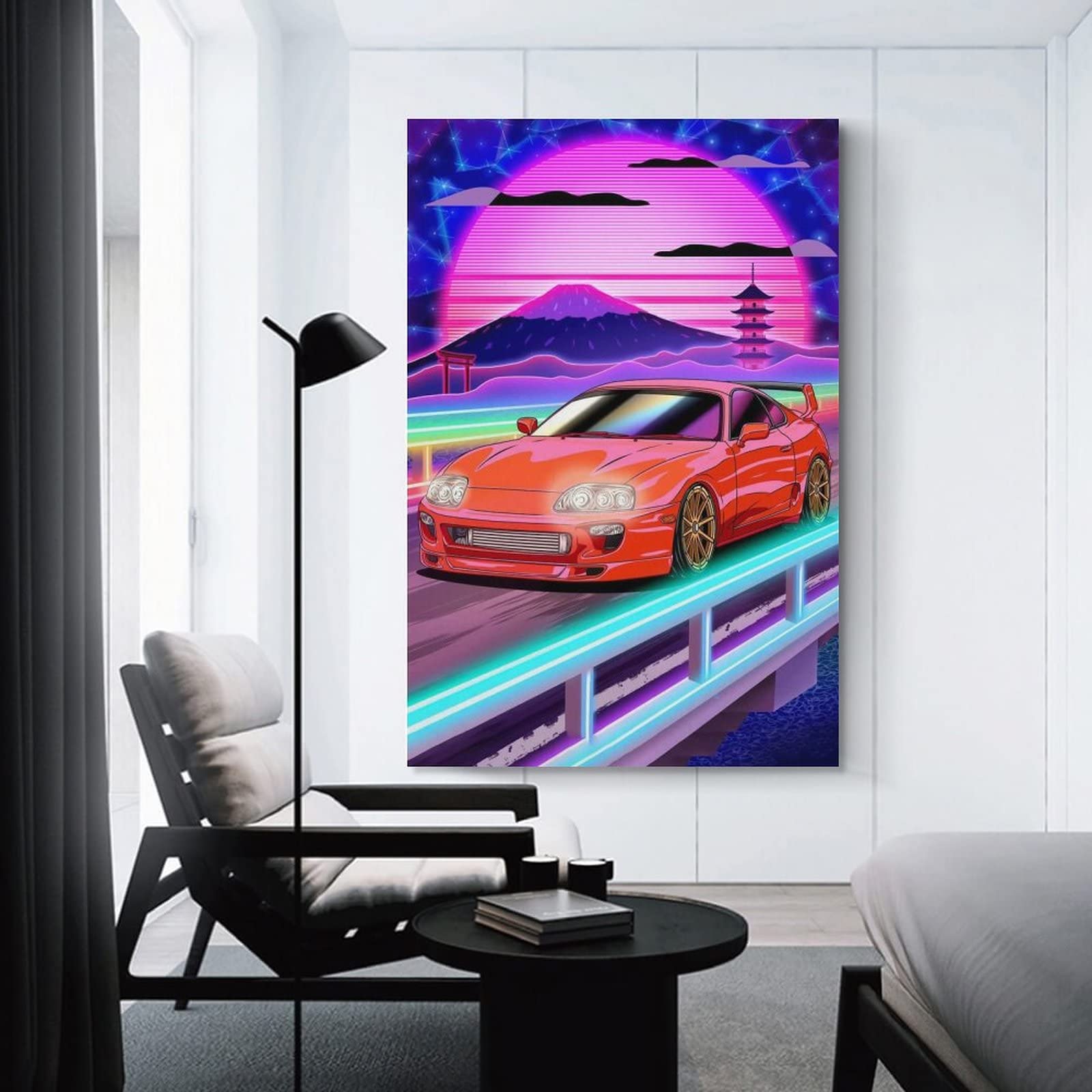 Poster Toile Need For Speed Heat – 20x30 Cm, Impression HD – Décoration Chambre Gamer Ou Salon