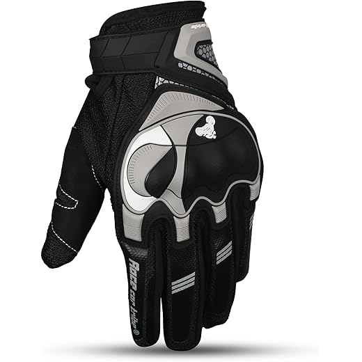 Motorcycle Gloves Full Finger Touchscreen Black