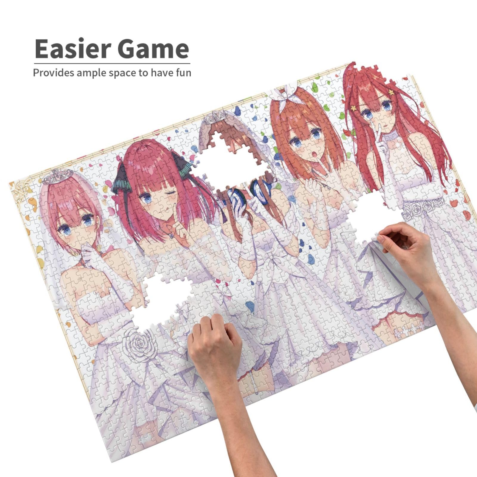 Amazon.co.jp: 1000ピース ジグソーパズル 五等分の花嫁 中野一花 二乃