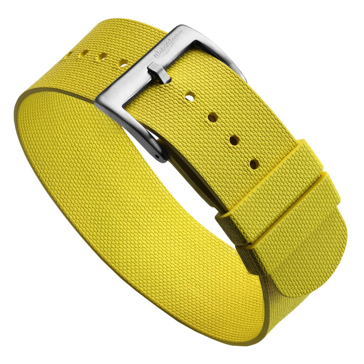 WatchGecko TidalPass British Military FKM - Correa de reloj de goma impermeable para hombre, versátil y elegante, se puede llevar de 2 maneras