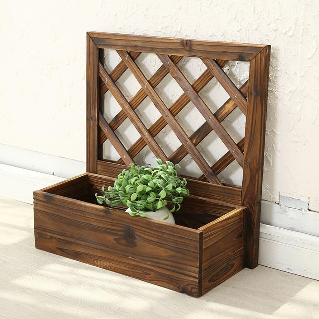 Flower Stand Flower Stand WallMounted Pot Rack Solid Wood