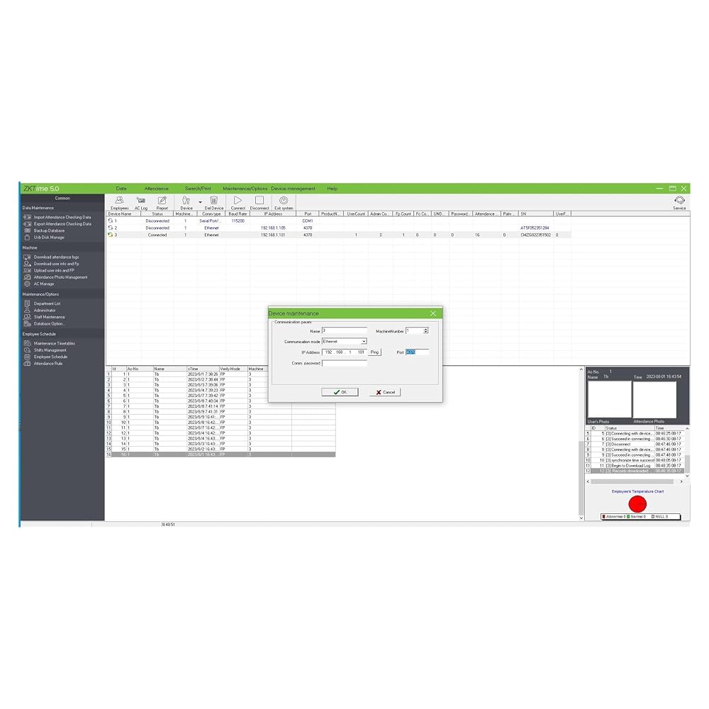 Iface302 TCP/IP Biometric Face Attendance System Australia | Ubuy