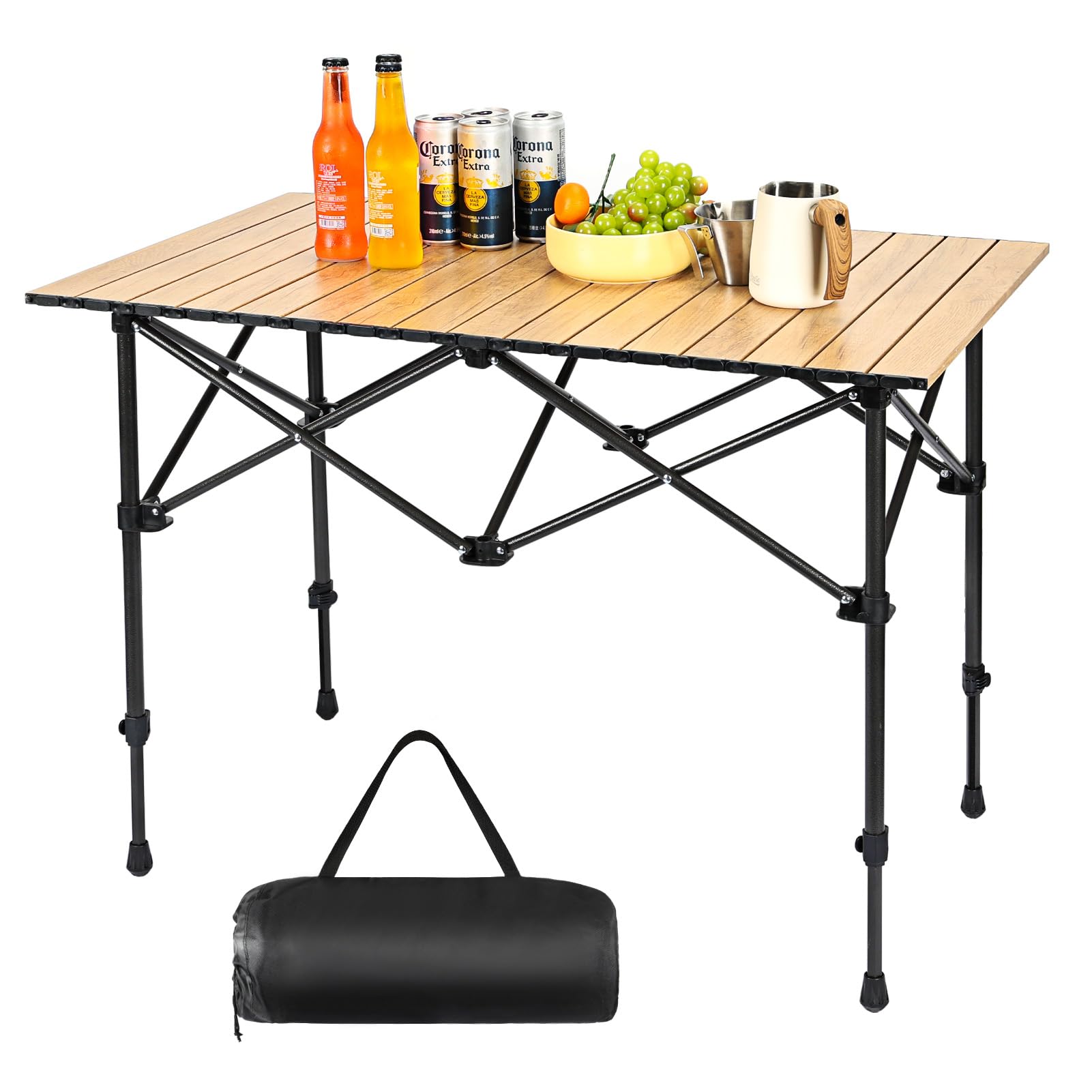 Amazon.com: pollilar Camping Table Folding Camp Table Roll