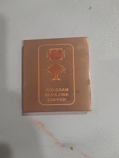 500 Gram 99.9% Fine Copper Bar, Pure Solid Bullion Ingot Price In India