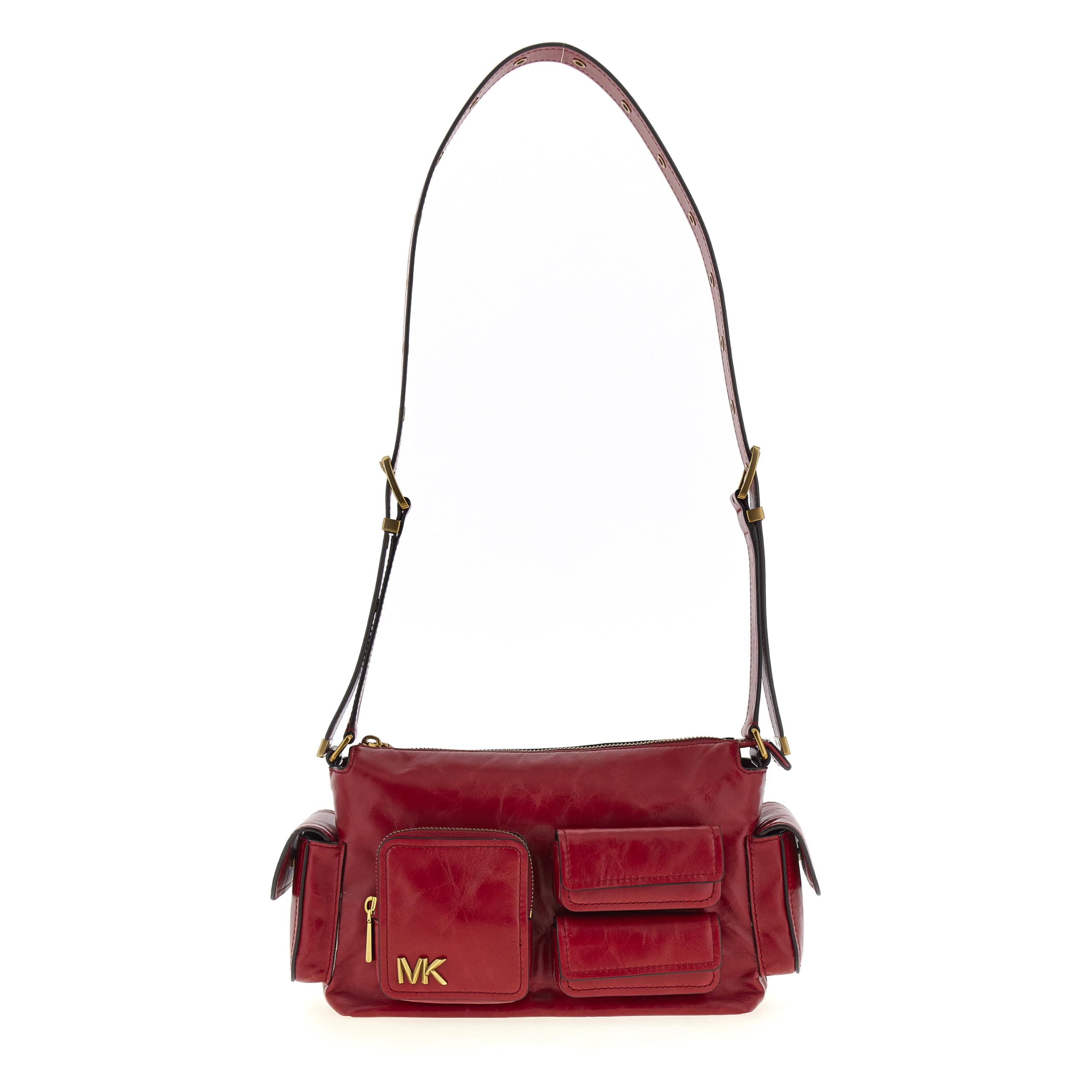 Michael Kors MD PCKT SHLDR CRIMSON One Size