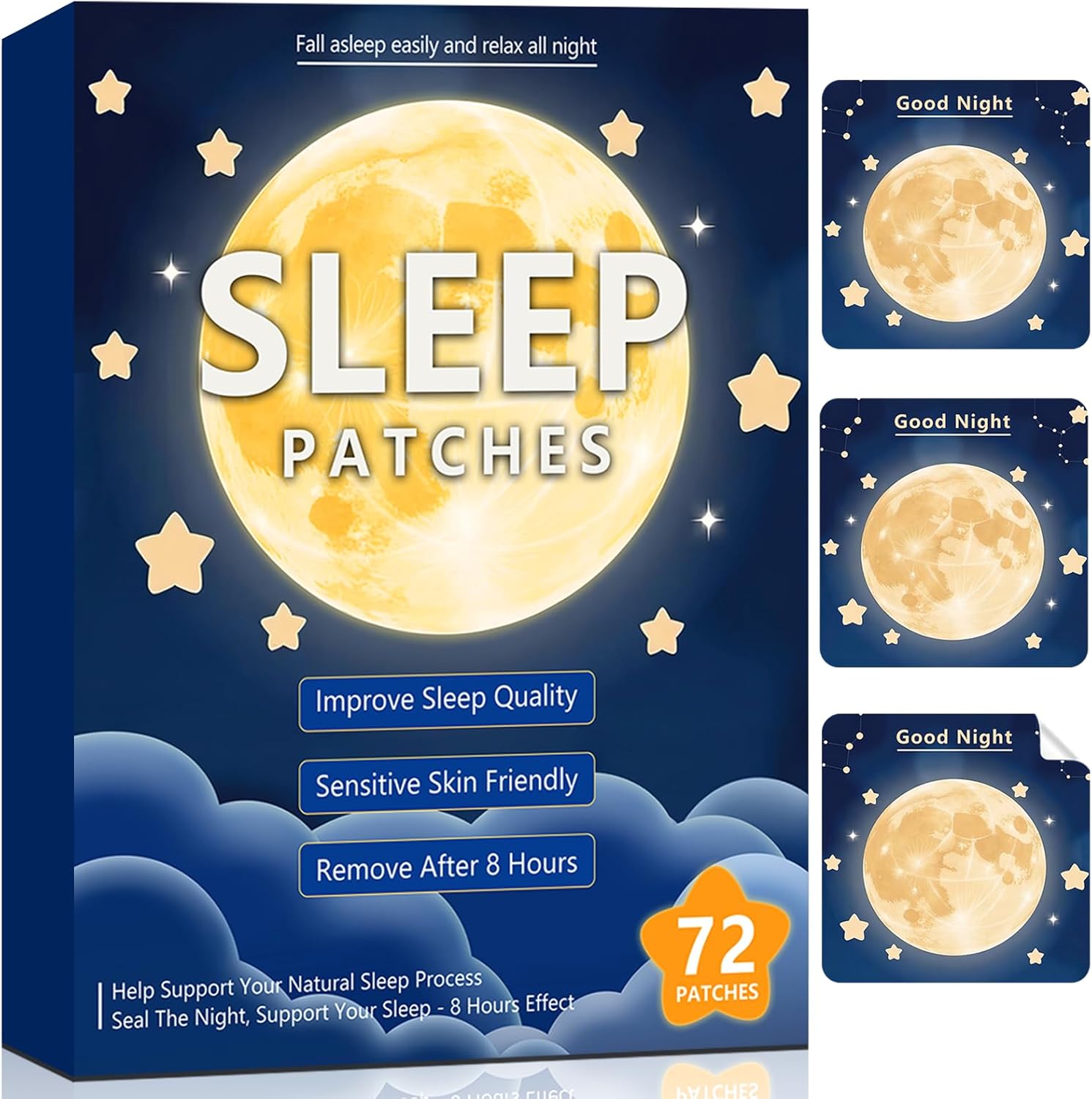 Sleeping Patches for Adults, Deep Sleep Support Patch 14packs, Sweet Dreams Patches for Sleeping, All Natural Sleep Aid for Adults, for Men & Women