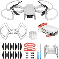 Vista 1 de Mini 4K/Mini 2 SE/Mini SE Hélices: con protector de hélice, extensión de pata de tren de aterrizaje, soporte de hélice, cubierta de estabilizador