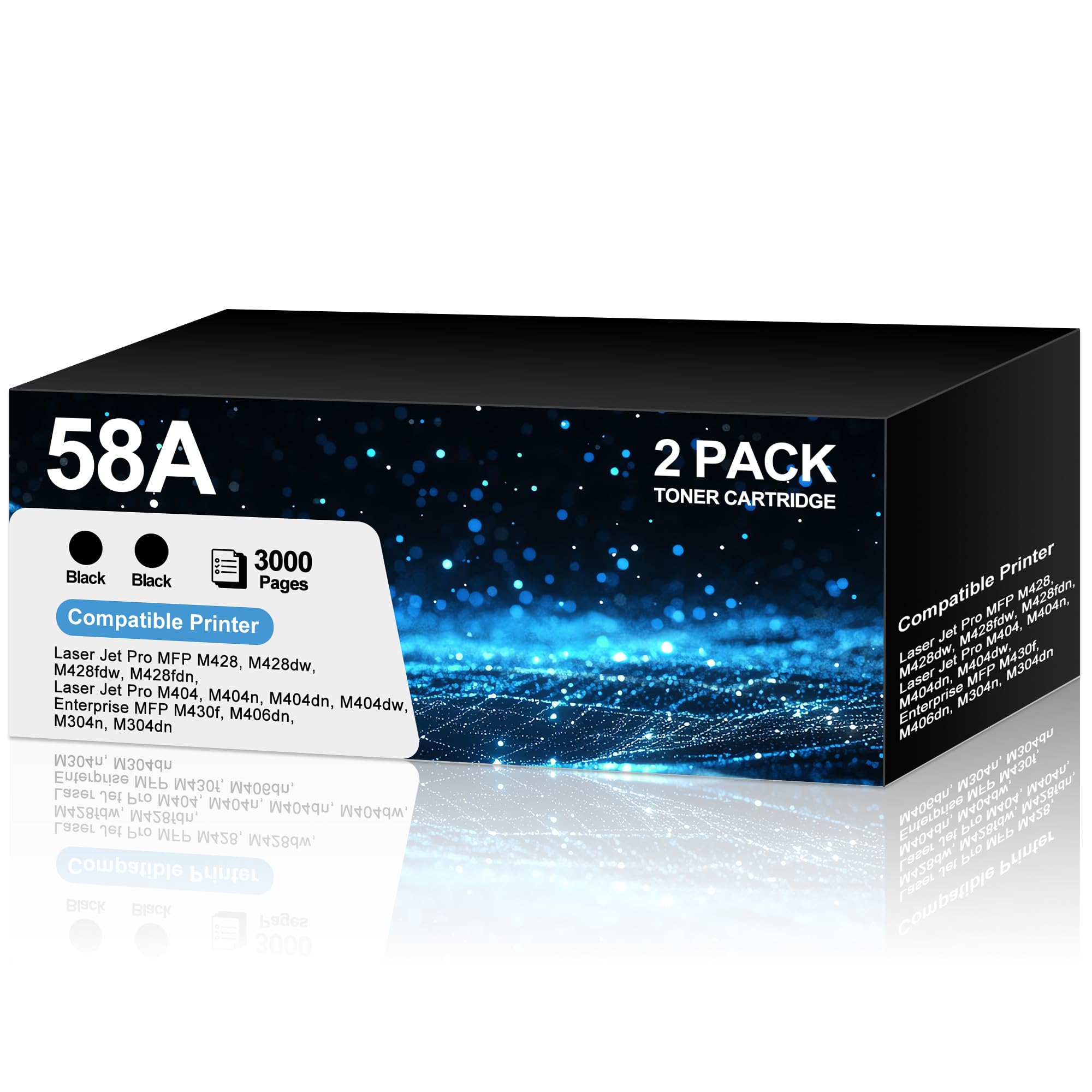 Toner noir CF258A 58A pour imprimer vos documents professionnels à la maison - 8
