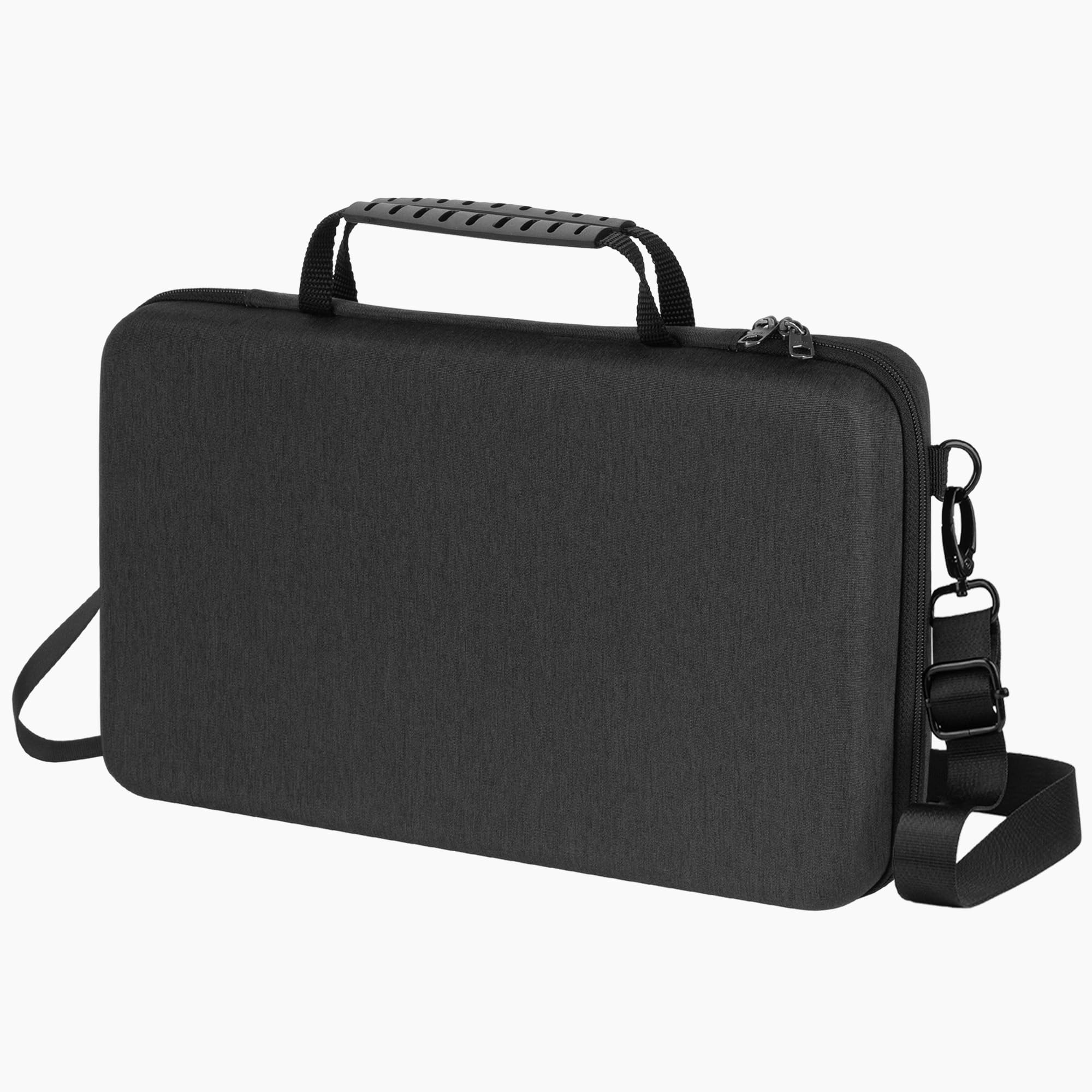 Geekria ręczne etui na kontroler klawiatury MIDI USB, zgodne z Arturia MiniLab 3 / MiniLab MkII 25 Slim-Key, twarda torba podróżna (ciemnoszary)