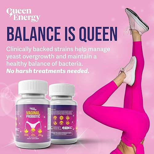Miniatura 6 de Queen Energy Probiótico vaginal - Apoya el equilibrio del pH, el control de olores y la salud digestiva - 30 cápsulas