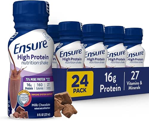 Ensure High Protein Milk Chocolate Nutrition Shake, Ready to Drink,