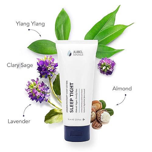 Miniatura 2 de Loción corporal Sleep Tight, crema para manos y cuerpo con aroma relajante de lavanda, jazmín, salvia clara, vainilla. Vegana, libre de crueldad,