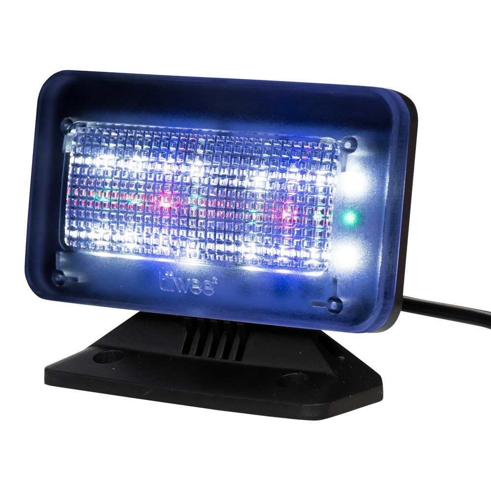 tiiwee PowerPlus TV obecność symulator obecności 24 diody LED, w komplecie z zasilaczem, symulator telewizyjny, symulator telewizyjny
