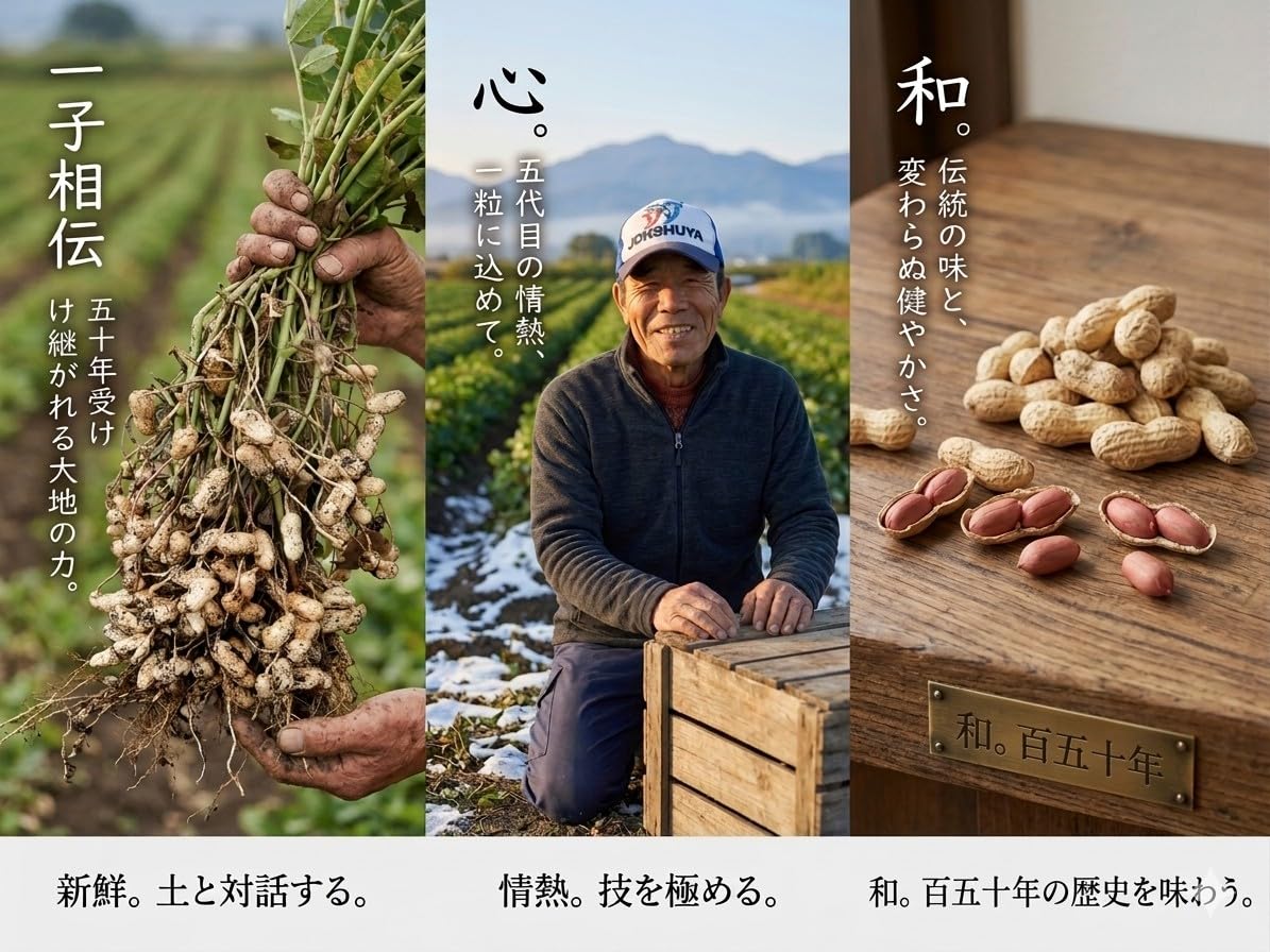 Amazon | 150年受け継ぐ在来落花生「からまめ」｜三代目白沢池田