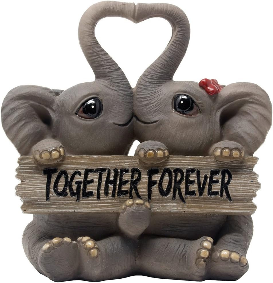 Elephant Desk, Figurine, Decor love Sign 