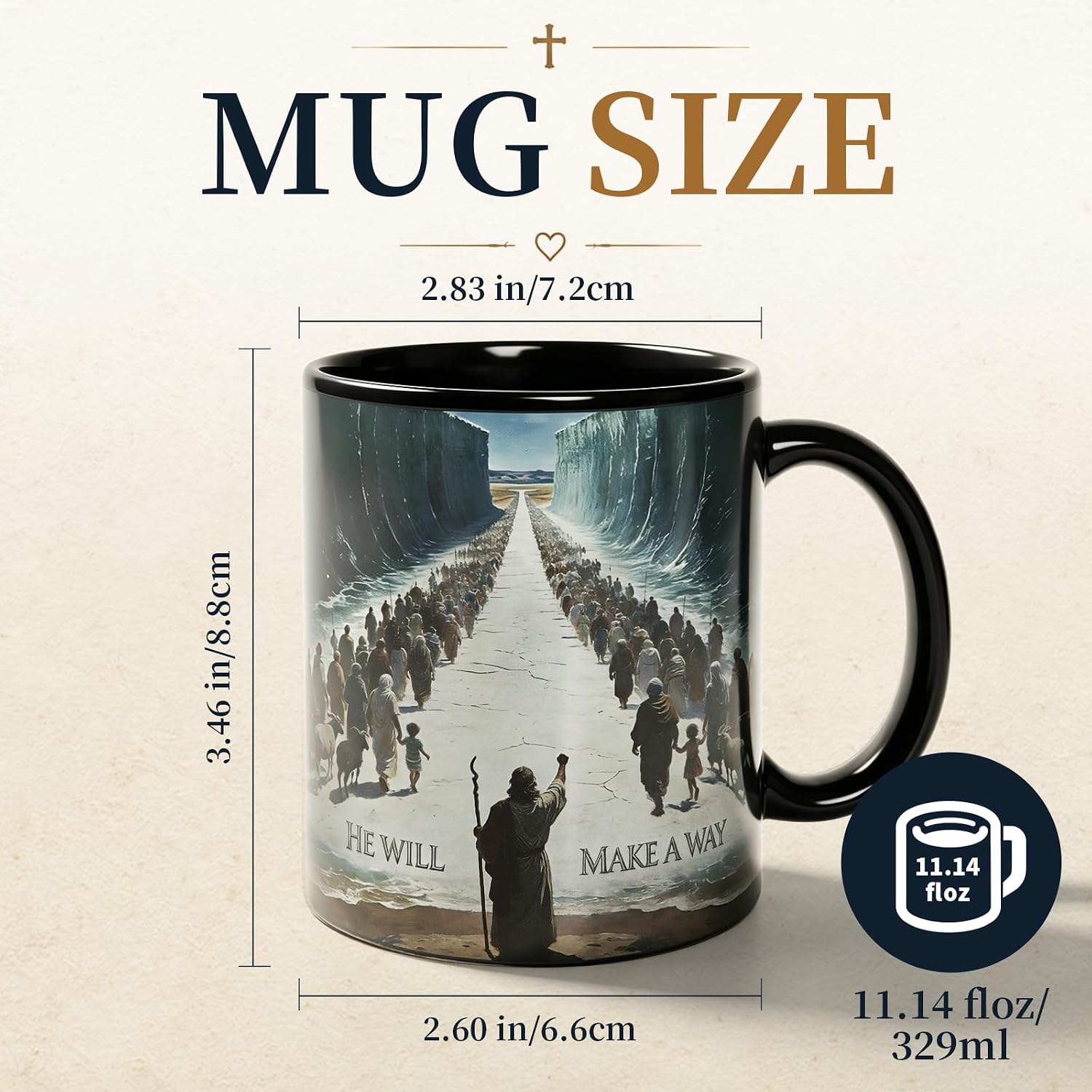 Christian Color Changing Coffee Mug 11 oz