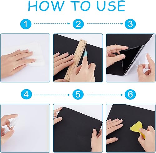 Miniatura 4 de GORGECRAFT 5 piezas de película opaca de privacidad para ventana, no adhesiva, reflectante, película de tintado de ventana, calcomanías de