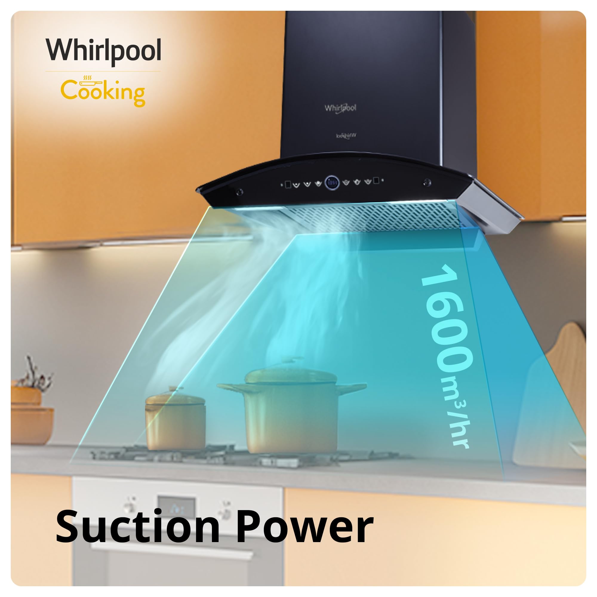 Whirlpool CGFL PRO 600 Kitchen Chimney - Black -5 Whirlpool CGFL PRO 600 Kitchen Chimney - Black -5