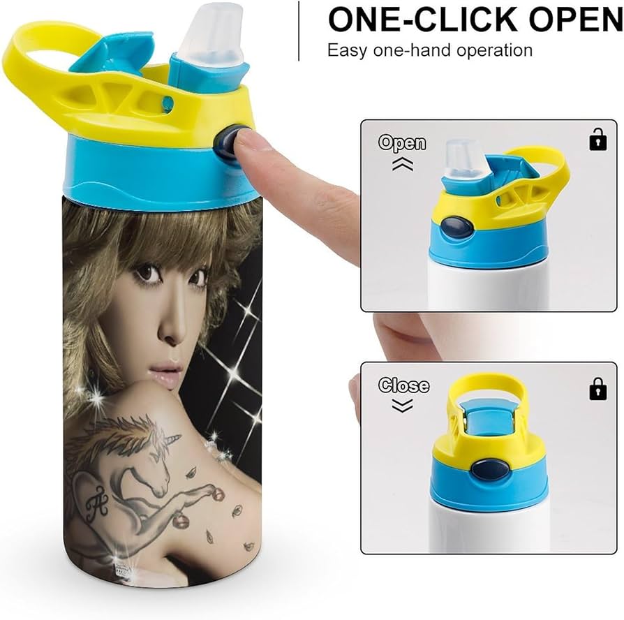 Amazon｜浜崎あゆみ ボトル 水筒 500ml ストロー 水筒 超軽量