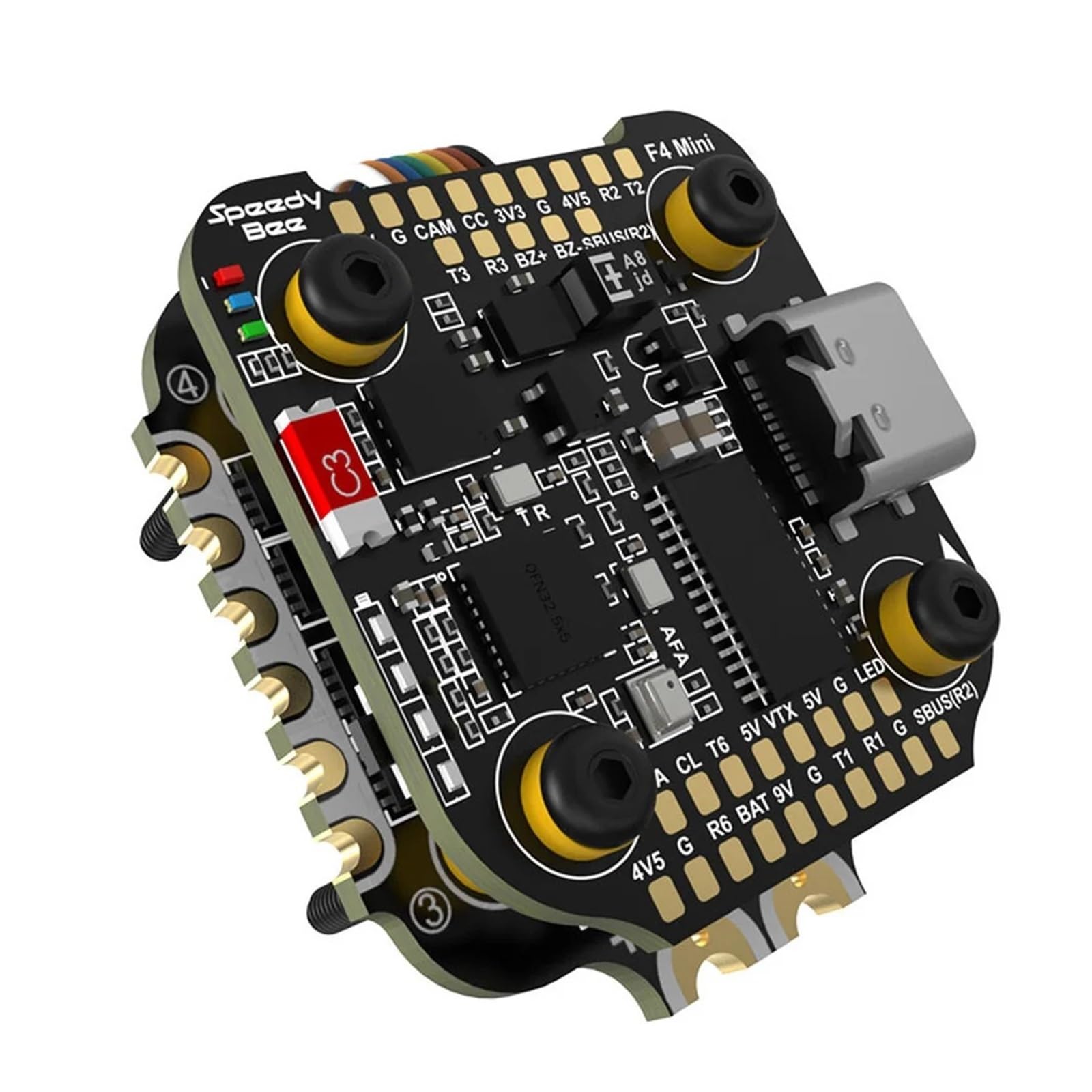 Kompatibel mit SpeedyBee F405 Mini Flight Controller mit BLS 35A Mini V2 20x20 4-in-1 ESC. Kompatibel mit RC FPV Racing Drone (Color : Only 4-in-1 35A ESC)