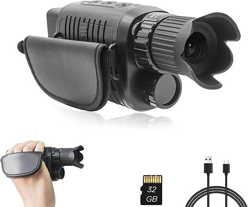 Monocular recargable de visión nocturna para 100% oscuridad, video Full HD1080P de larga distancia, gafas de visión nocturna infrarroja binoculares