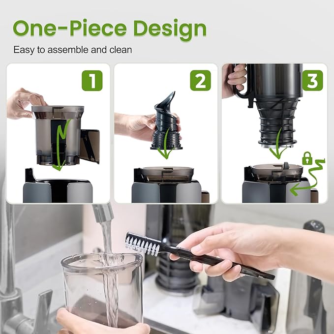 Extractor de Jugos Prensado Frío Boca Ancha 250W Alto Rendim miniatura 7