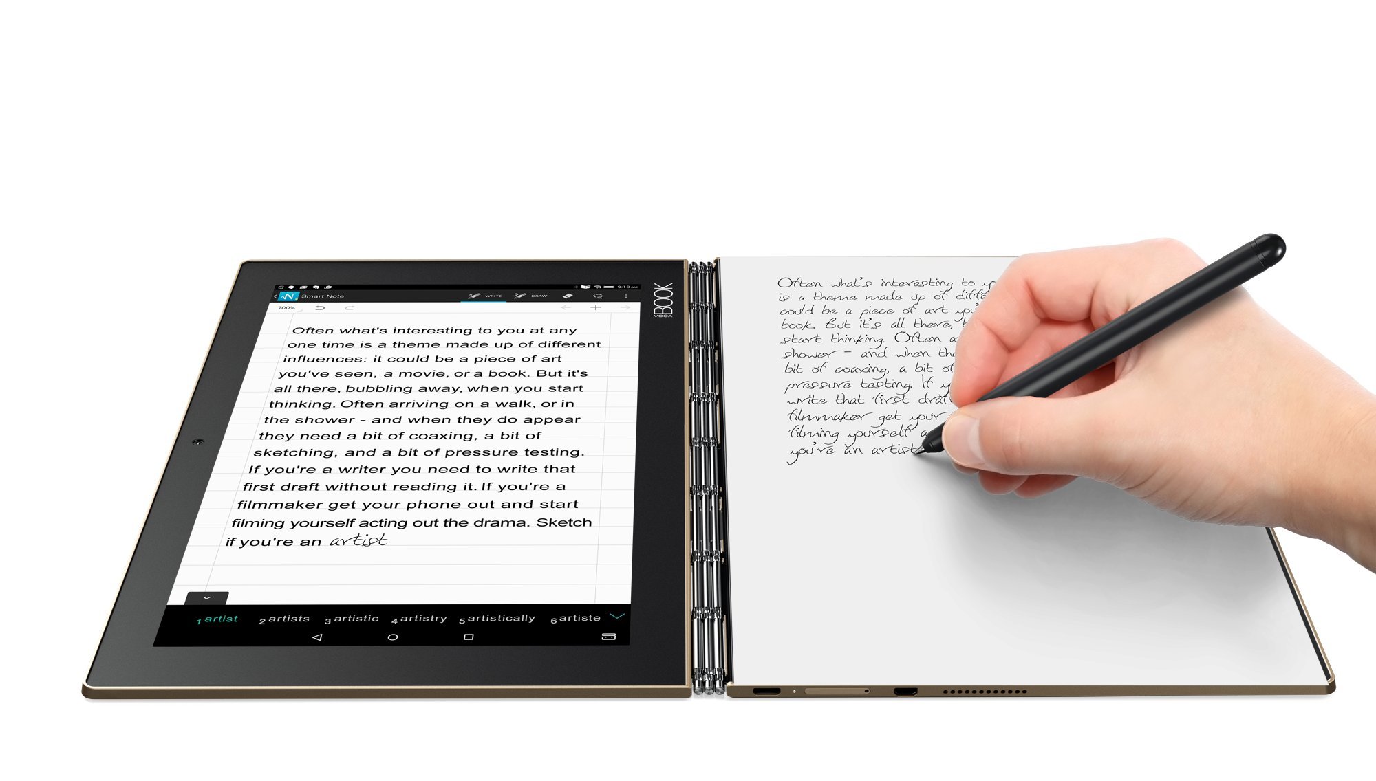 lenovo yoga book tastatur vibration ausschalten How to customize the Halo Keyboard on the Lenovo Yoga Book with Windows main image 0