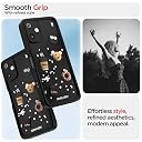 Pikkme Back Cover for Samsung Galaxy F06 5G / M06 5G | Cute Fun Cartoon 3D Bear Silicone Full Body Protection Bumper Cover (Black) gallery image
