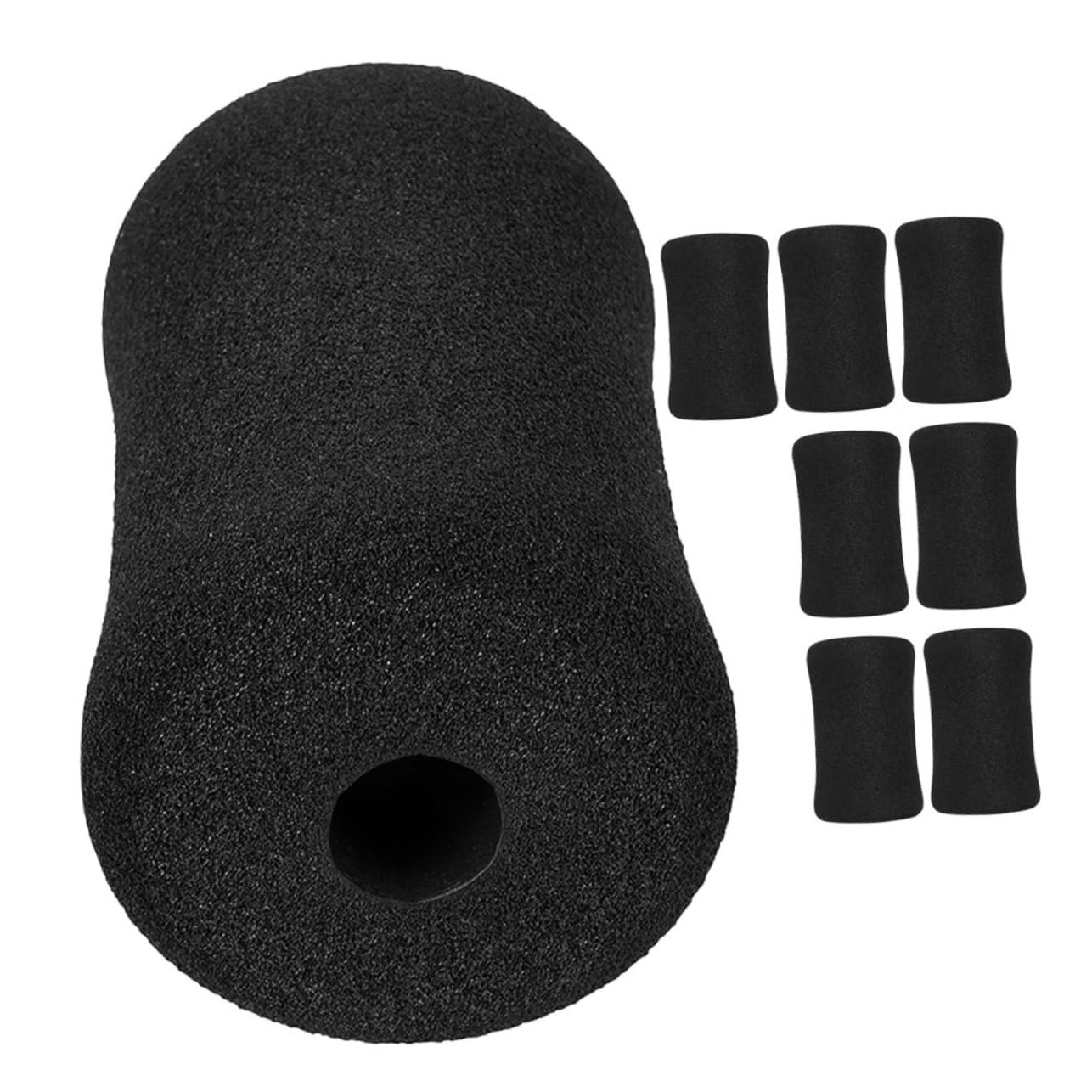 24pcs Fitness Equipment Foot Pad Replacement Leg Extension Machine Cover Multifunctional Gym Supplies Sponge Pads