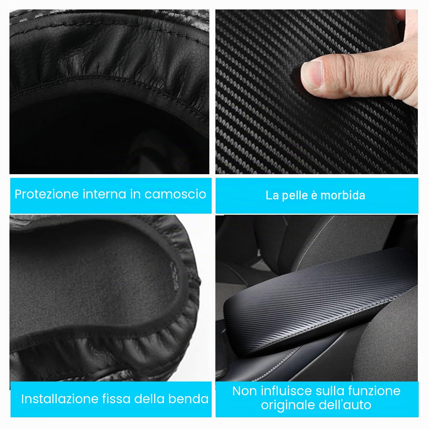 Ruiya Compatibile con Mazda CX30 CX-30 2019-2025 2026 Copri Bracciolo, Copertura per Bracciolo Copribraccioli CX-30 Centrale Bracciolo Copertura Protezion Bracciolo Protezione CX30 Accessori