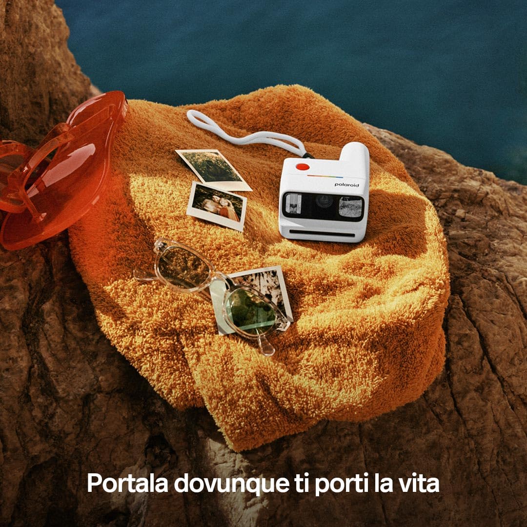 Polaroid - Bundle Instant Camera Go Gen 3 White + Go Color Film (16 Photos)