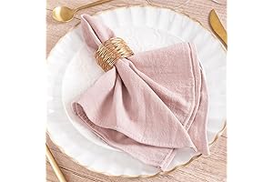 MLMW Pink Cloth Napkins Set of 8
