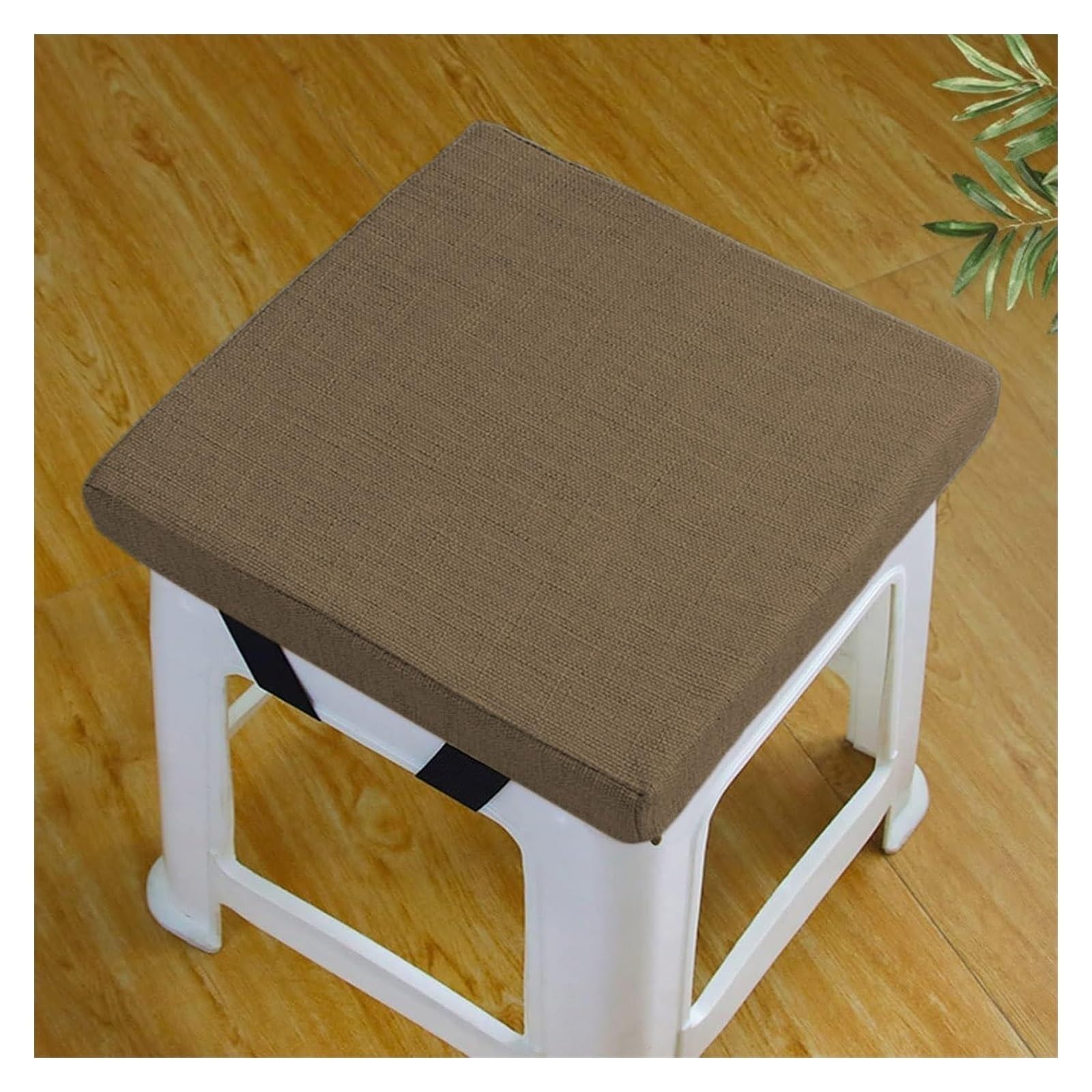 uyeoco Bar Stool Cushions,25x25,28x28cm,30x30cm,35x35cm, Seat Pads for Dinin Chairs Adjustable Kitchen, Office and Garden Chair with Ties Non Slip Comfortable Cushion(Q7,40x40x5cm)