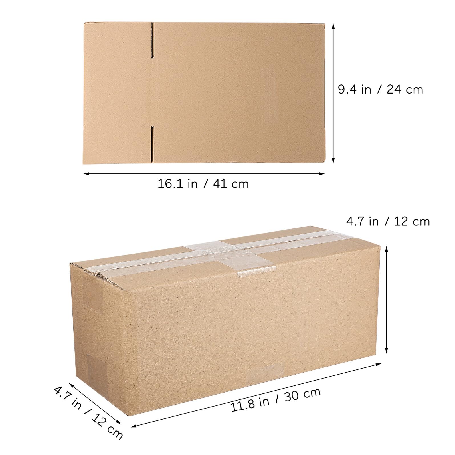 10 Piezas Cajas de Embalaje para Envio Cajas de Carton Corrugado para Pequenas Empresas y Mudanzas
