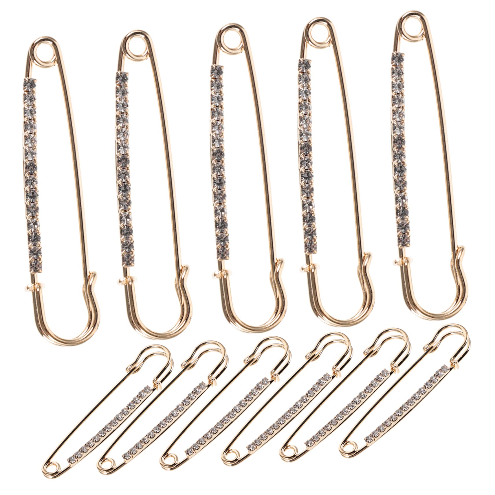 NUOBESTY 48stücke Sicherheitsnadeln Mit Strass Elegante Broschen Für Kleidung Und Vielseitig Einsetzbar Für Mode Und Bastelprojekte Kompakte Für Besondere Anlässe