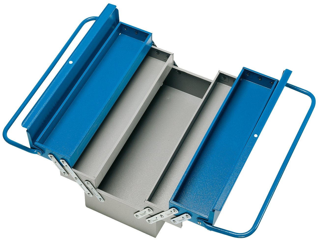 UNIOR 601985 - Caja metálica portaherramientas con 5 compartimientos 460x210x225 mm serie 914/5