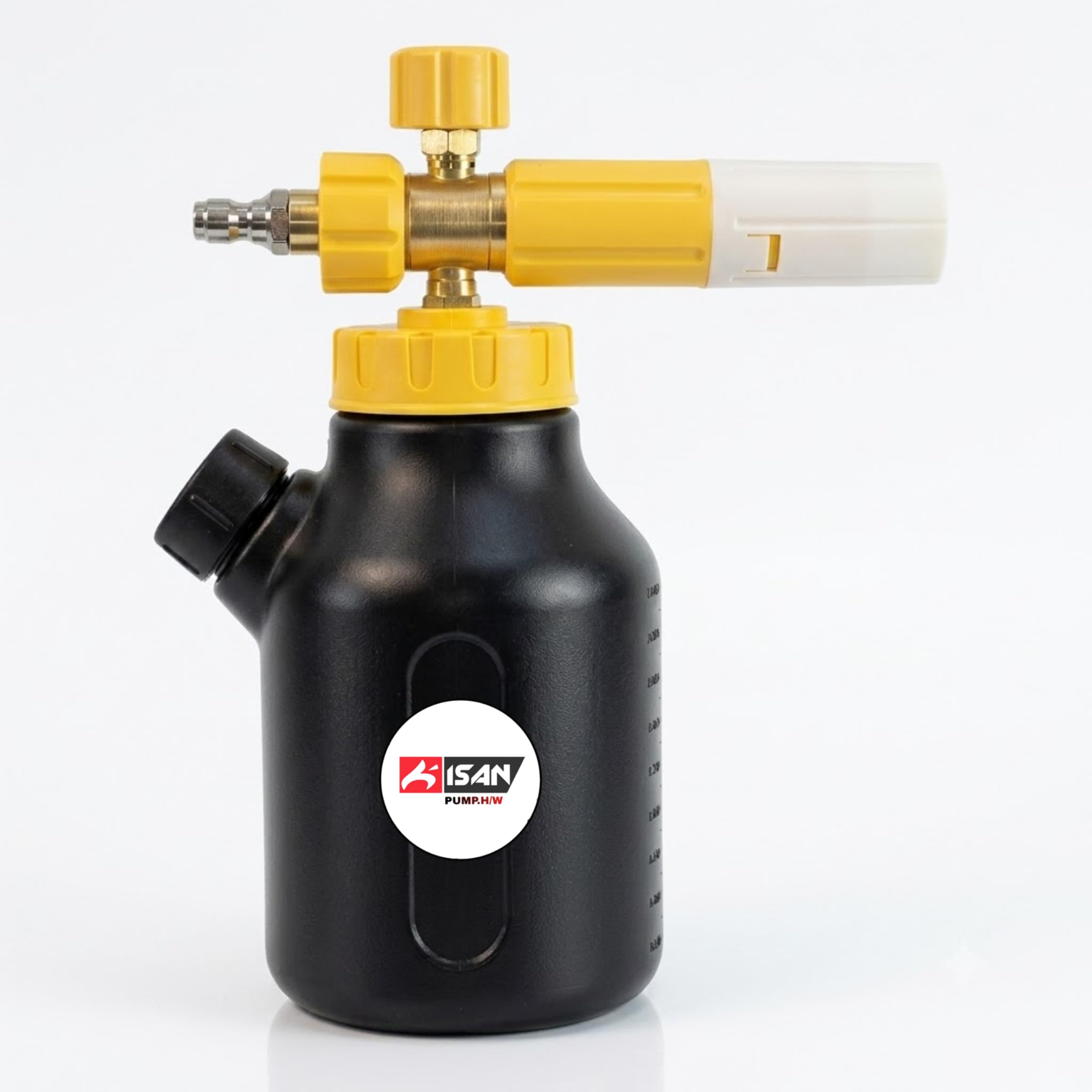 KPM 1L Snow Foam Lance for Pressure Washer | New Blaster Pro Side Fill | Brass Body | Adjustable Foam Control | 1/4" Quick Connect | Leak-Proof Bottle-image-26