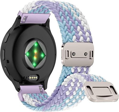 RosMank 22mm Braided Watch Band Compatible with Garmin Venu 3 / Venu 2 / Vivoact