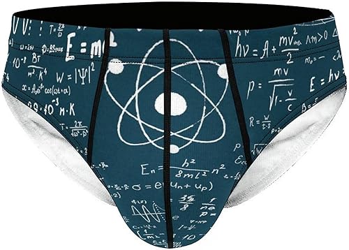 Miniatura 6 de Physical Mathematics Science Formula Men's Underwear Stretch Briefs Low Rise Underpants for Men