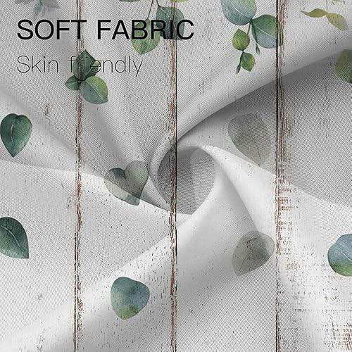 Miniatura 17 de Cortina de ducha de baño con temática de dinosaurio, cortina de ducha de hojas tropicales de dinosaurio verde con ganchos, cortina de ducha de tela