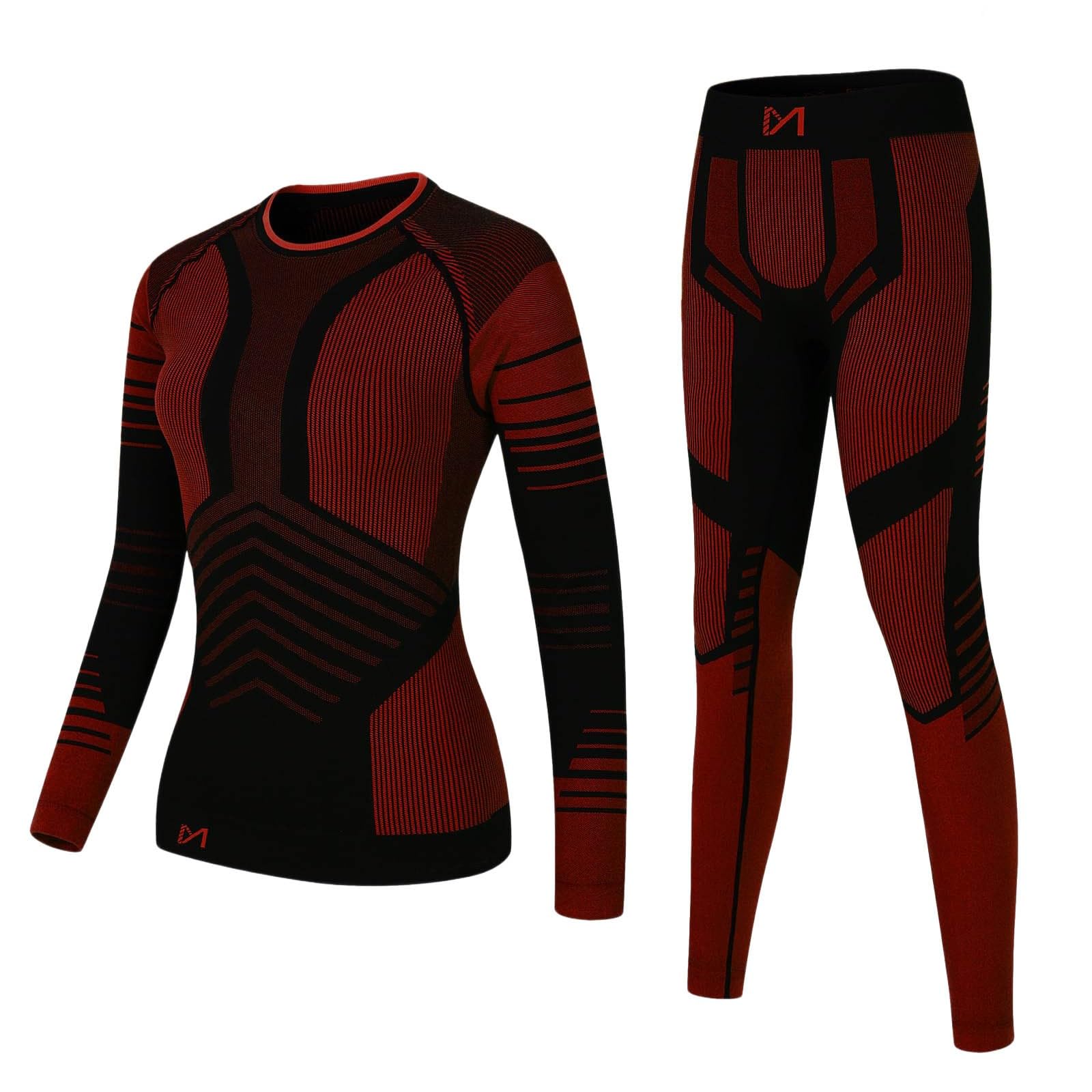 Generisch Ropa interior funcional de alto rendimiento para mujer como juego completo con tecnología de compresión térmica para correr actividades de entrenamiento en frío