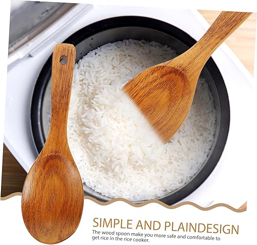 Miniatura 6 de Cuchara japonesa Paleta de arroz de madera Cuchara de cocina Cuchara de arroz Cuchara de arroz Cuchara de madera Cuchara de arroz Cuchara de arroz