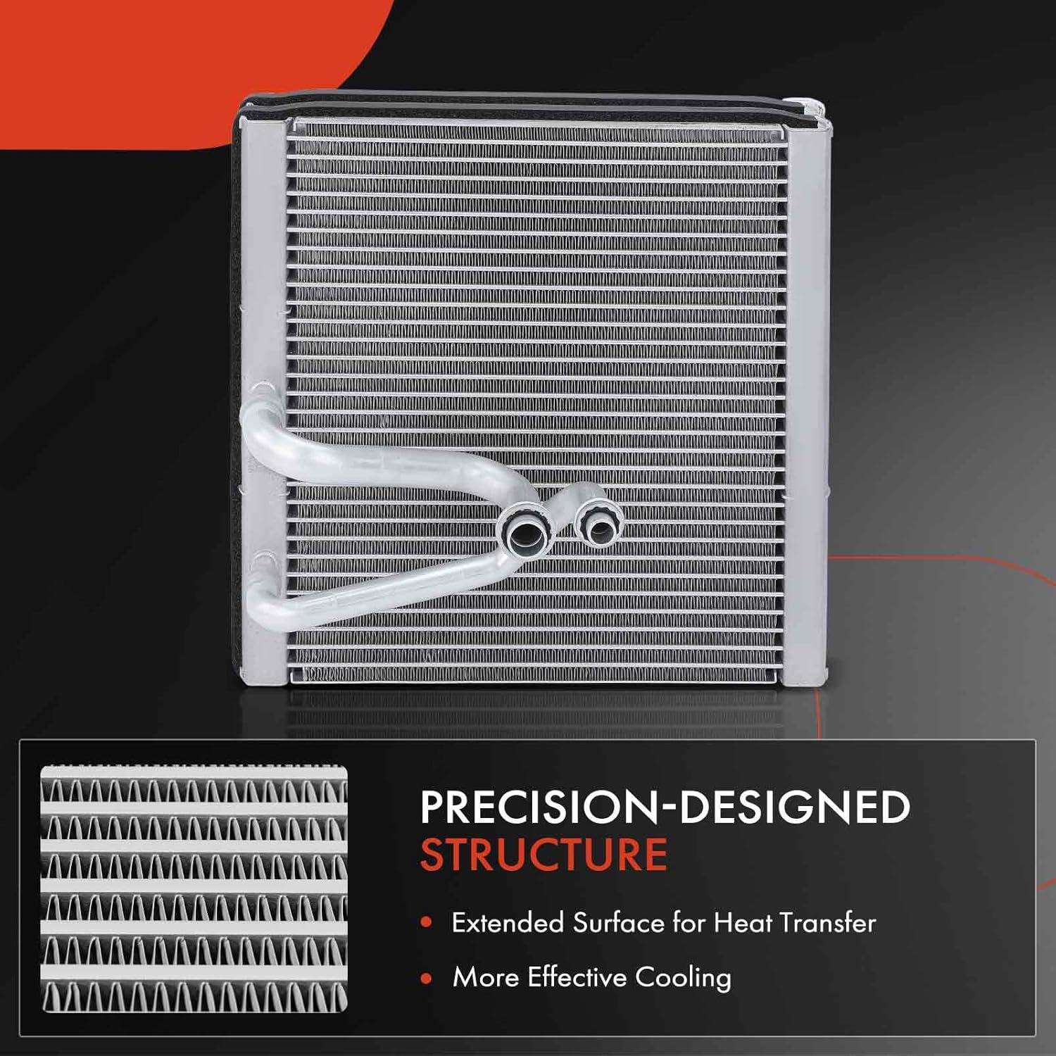 A-Premium Front AC Evaporator Core Compatible with Chevrolet Cruze 2016-2019, Blazer 2019-2021, Volt 2017-2019 & Buick Cascada 2016-2019, with Pressing Plate