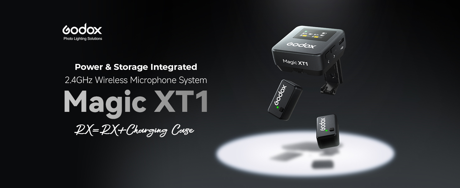 Amazon.com: GODOX Magic XT1 Wireless Lavalier Microphone