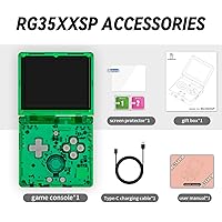 Vista 5 de RG35XXSP Portable Flip Retro Handheld Game Console Linux System 3.5 '' IPS Screen Built-in 64G TF Card Pre-Installed 5532 Games RG35XX SP Clamshell