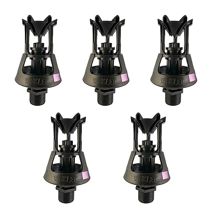 Winkler Rotating Water Sprinkler Head Male Thread for Garden/Agriculture/Irrigation/Lawn/Pipes 1/2 Inch (Pack of 5)