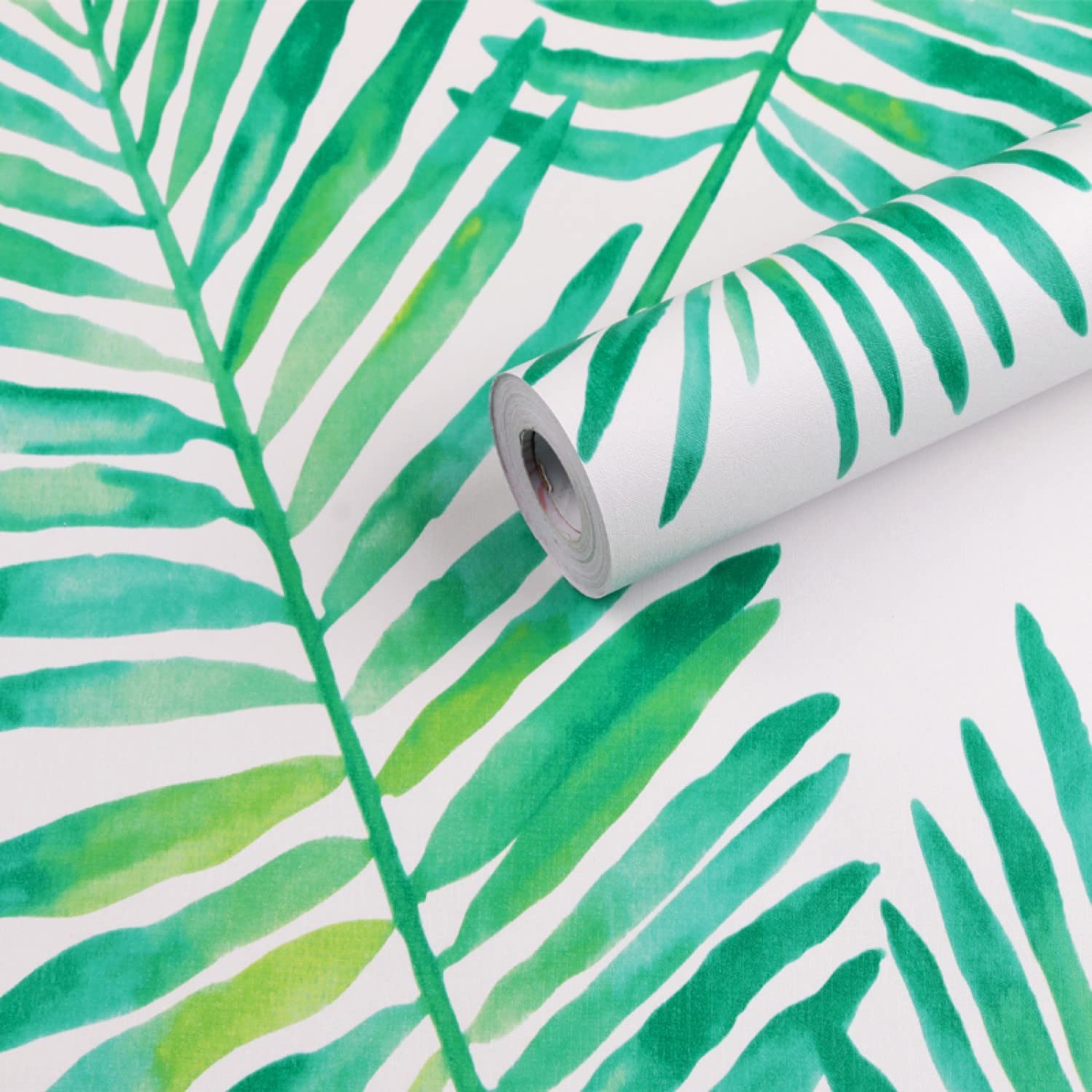 JAAMSO ROYALS Green Leaves Wallpaper for Walls, Wallpaper, Wall Paper for Wall Decor, Wall Paper, Wall Stickers for Kitchen (200 CM X 45 CM) (B0874WR19G) Amazon Price History, Amazon Price Tracker
