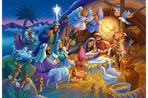 Vermont Christmas Company 100-piece Heavenly Night Nativity Puzzle