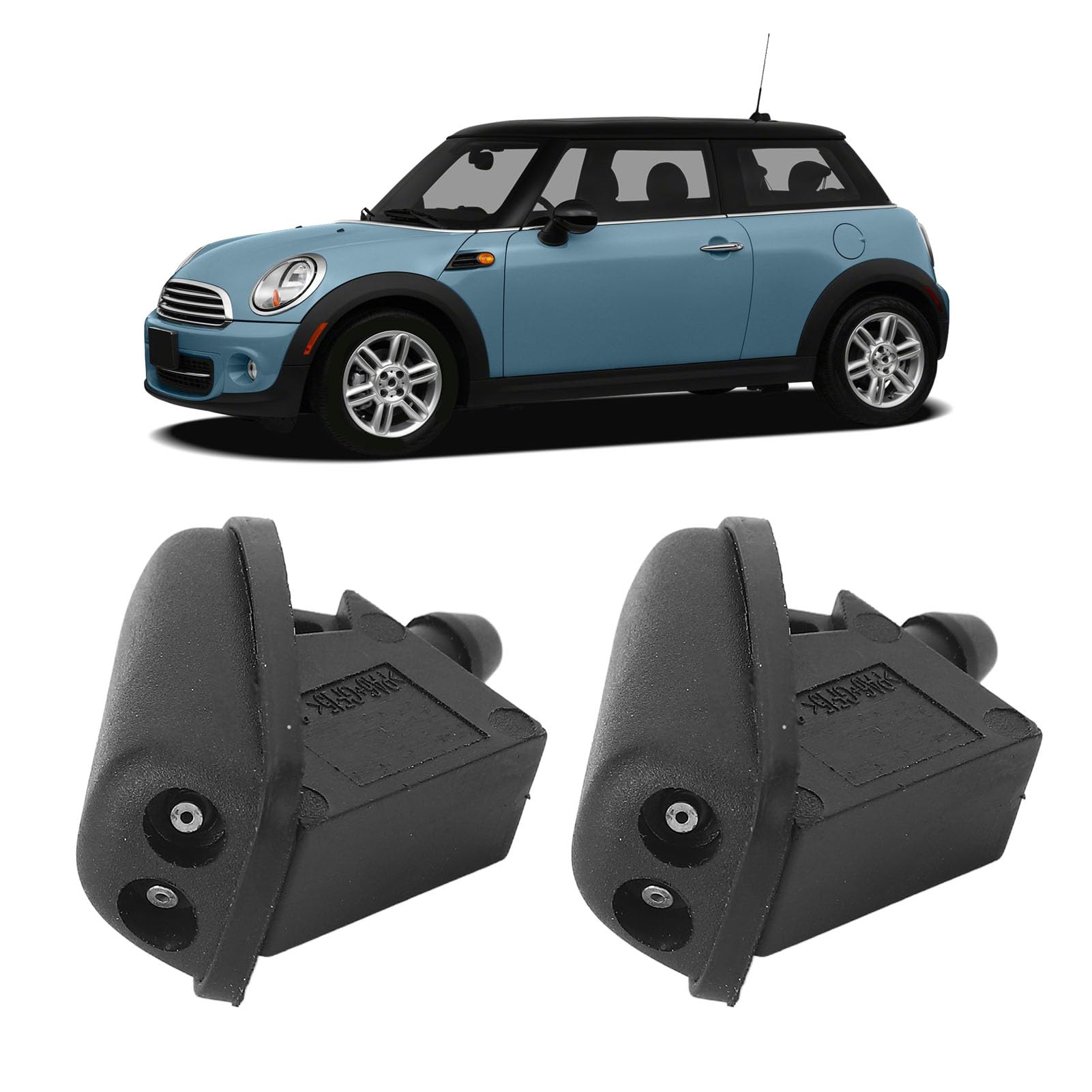 Ugelli Lavavetri di Ricambio Ad Alta Efficienza per R50 R52 R53 2 Pezzi Getto di Spruzzo ABS